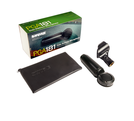 Shure PGA181-LC Side-address cardioid condenser microphone - less cable Microphnes Shure