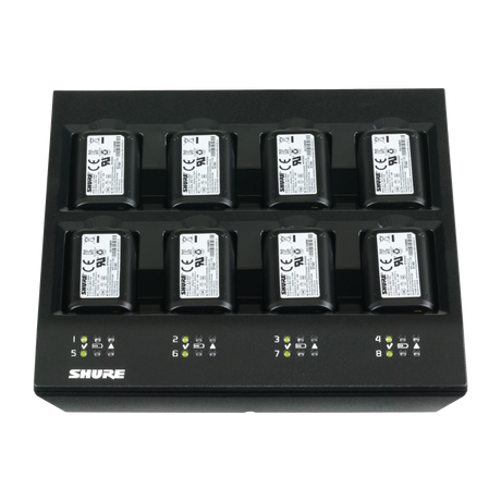Shure SBC800-US 8-Bay Shure Battery Charger Battery Shure
