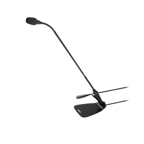 Shure CVG18D-B/C 18" Gooseneck Condenser Mic with Integrated Desktop Base Microphnes Shure