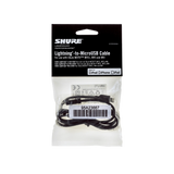 Shure AMV-LTG 1m microB to Lightning cable (Priced separately, must purchase minimum quantities of 3 or more)) Microphones Shure