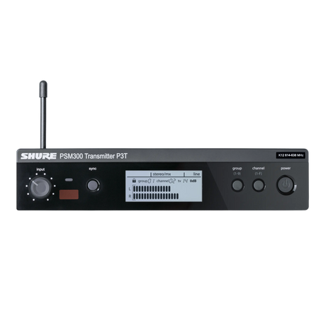 Shure P3T Transmitter for PSM300 Systems Microphones Shure