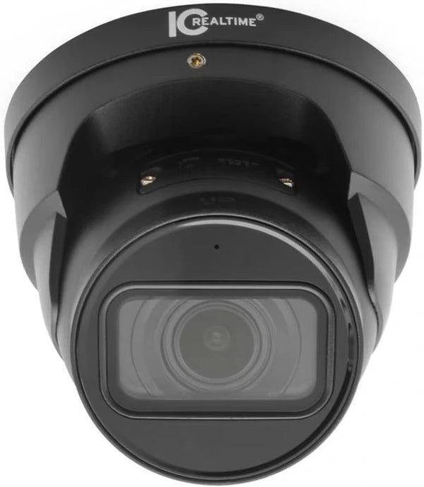 IC Realtime IPEL-E80V-IRB3 8MP Indoor/Outdoor Eyeball Vandal Dome Camera, Black