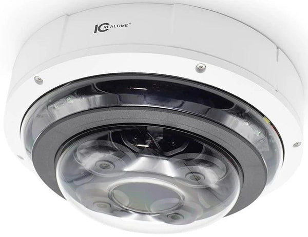 IC Realtime IPEL-M80V-IRW1 Elite Series White 4 x 2MP Multi Lens Dome Camera