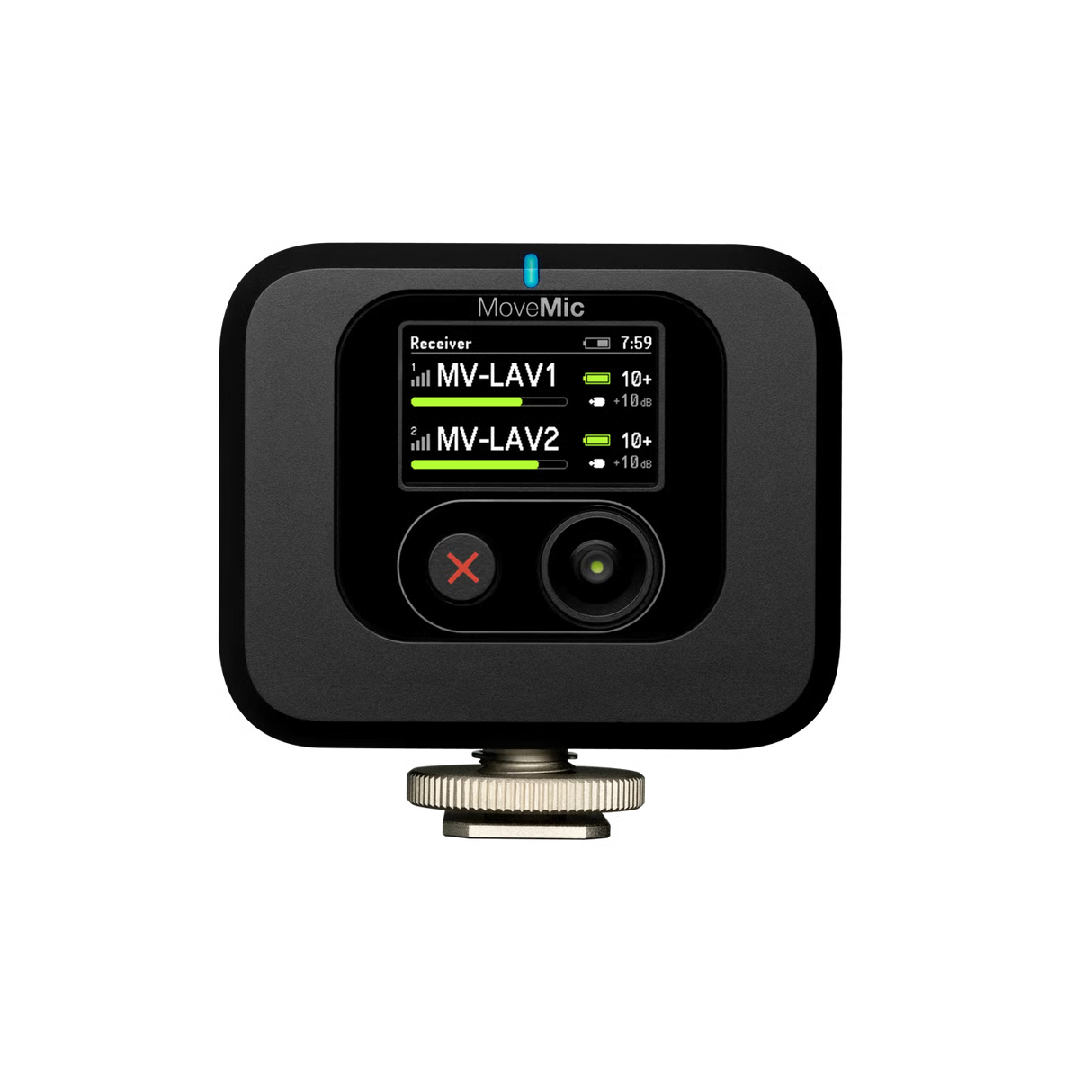 Shure MV-R-Z7 MoveMic Wireless Microphone Receiver for Cameras & Mobile Devices
