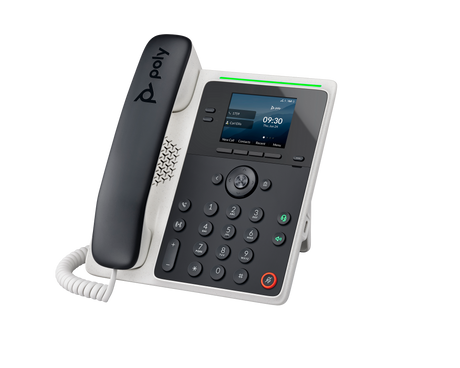 Poly Edge E100 IP Phone and PoE-enabled Poly Voice Poly
