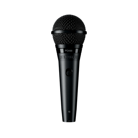 Shure PGA58-QTR Cardioid dynamic vocal microphone - XLR-QTR cable Microphones Shure