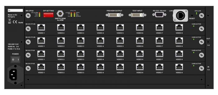 Lightware MX-FR65R 65x65 Crosspoint MX Modular Digital Router Frame - 91110005