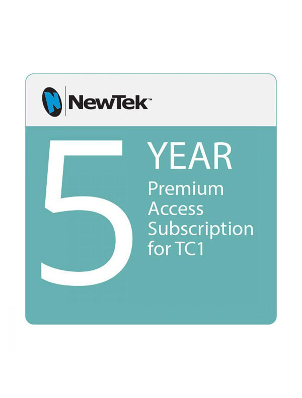 Vizrt NPSub5Y Premium Access 5-year Subscription for TC1 (Download) - SW-000000009