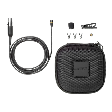 Shure MX150B/C-TQG Subminiature Lavalier Condenser Microphone Cardioid Microphones Shure