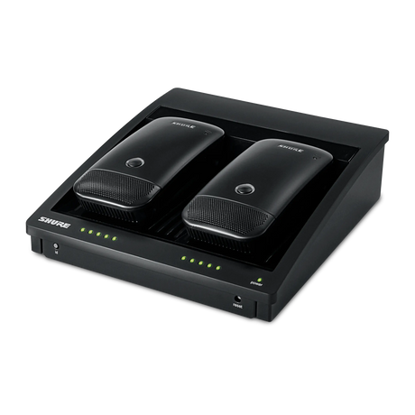 Shure SBC250 2-Bay Networked Charging Station (Global, No Power Supply) Battery Shure