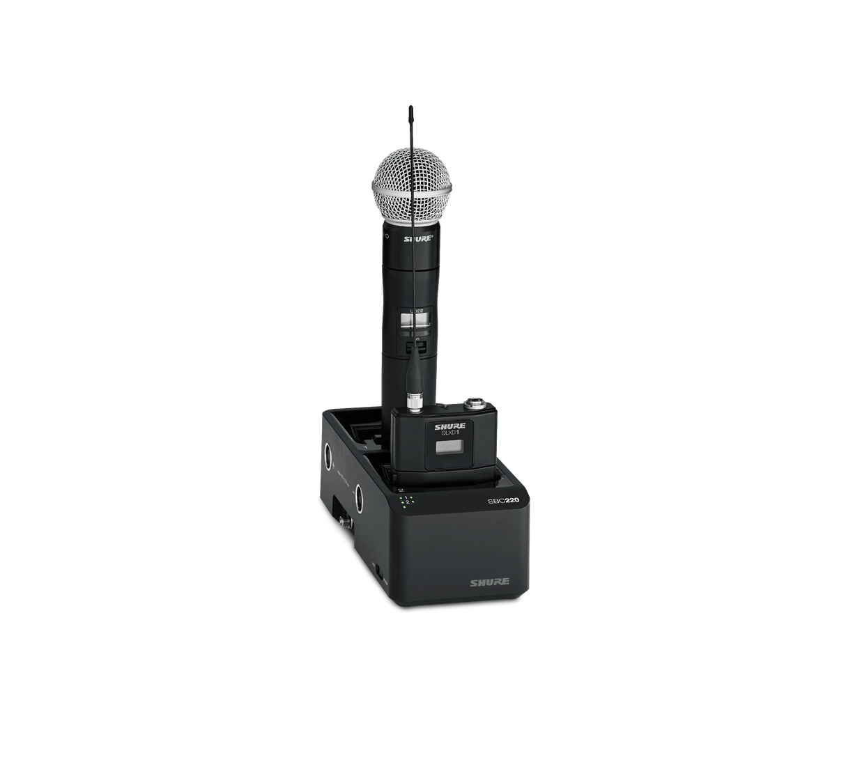 Shure SBC220 2-Bay Networked Docking Charger Battery Shure