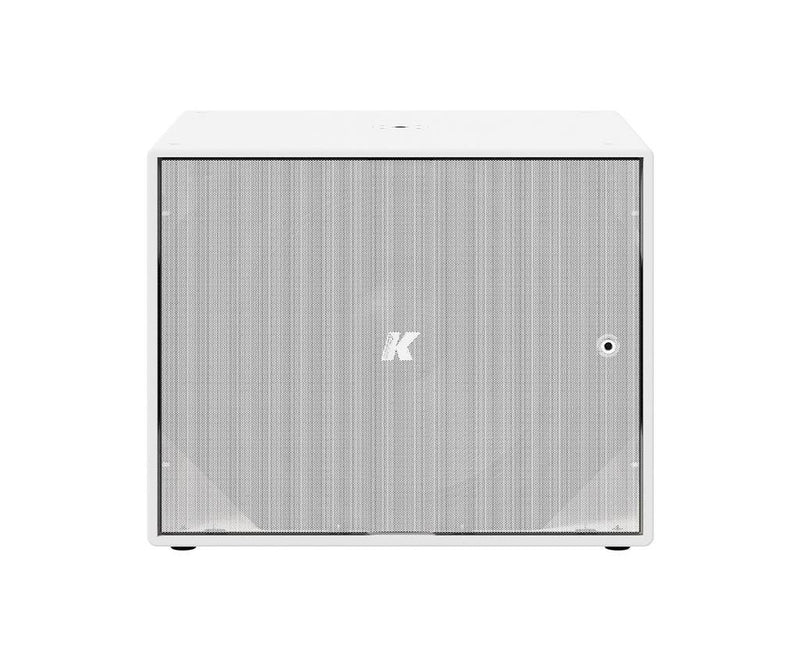 K-Array Thunder KS3W I Ultra-light, Self-Powered single 21” subwoofer with DSP and power outputs (White)