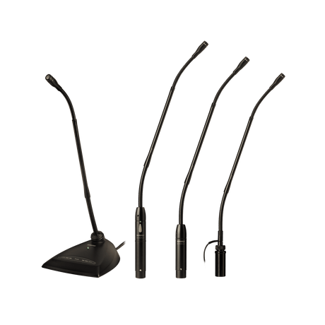 Shure MX412D/N Microflex 12" Gooseneck Microphone Cardioid with Desktop Base Microphnes Shure