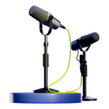 Shure C25J 25' Hi-Flex Cable®, Chrome XLR Connectors Microphones Shure