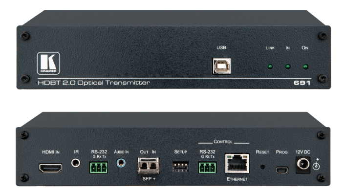 Kramer 691 HDBT 2.0 Optical Transmitter