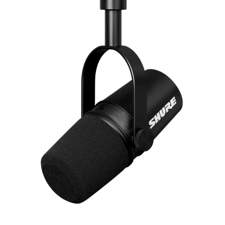 Shure C25J 25' Hi-Flex Cable®, Chrome XLR Connectors Microphones Shure