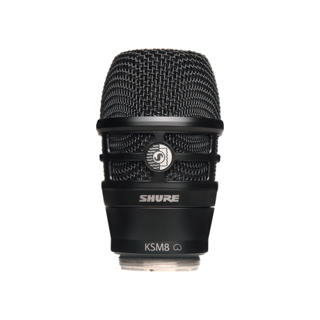 Shure RPW174 KSM8 Dualdyne Cardioid Dynamic Wireless Microphone Capsule (Black) Microphnes Shure