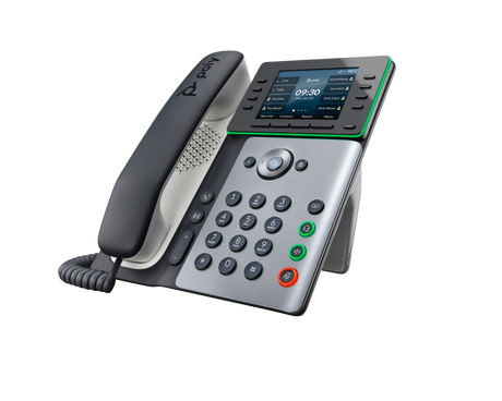 Poly Edge E300 IP Phone and PoE-enabled GSA/TAA Poly Voice Poly