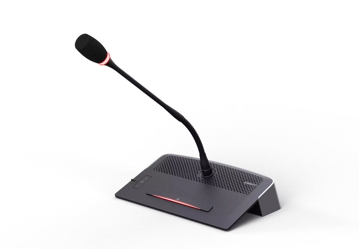 Televic D-Cerno C SLD-Cerno Chairperson and Delegate Discussion Units with Removable Microphones - 71.98.1502 Audio Conferencing Televic