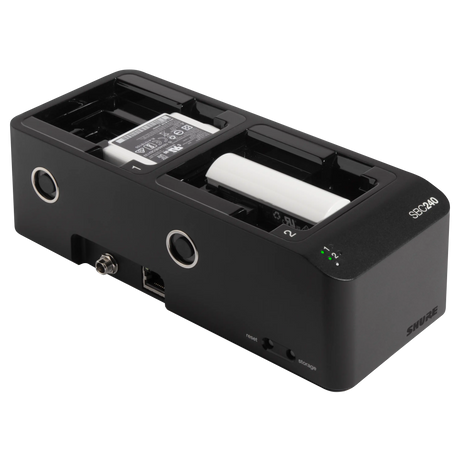 Shure SBC240 Two-Bay Networked Docking Charger (No Power Supply) Microphnes Shure