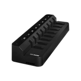Shure SBC840M-US 8-Bay, Networked, Battery-only Tray Charger Microphones Shure