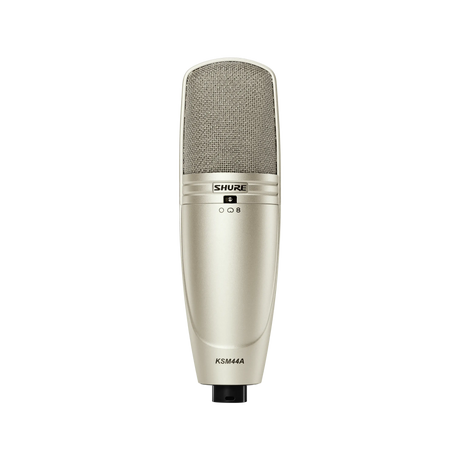 Shure KSM44A/SL Multi-Pattern, Large Diagphragm, Side-Address Condenser Studio Microphone (Cristal) Microphnes Shure