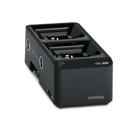 Shure SBC220 2-Bay Networked Docking Charger Battery Shure