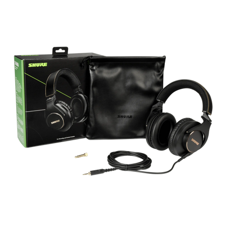 Shure Closed-Back Over-Ear Professional Monitoring Headphones - SRH840A Headphones Shure