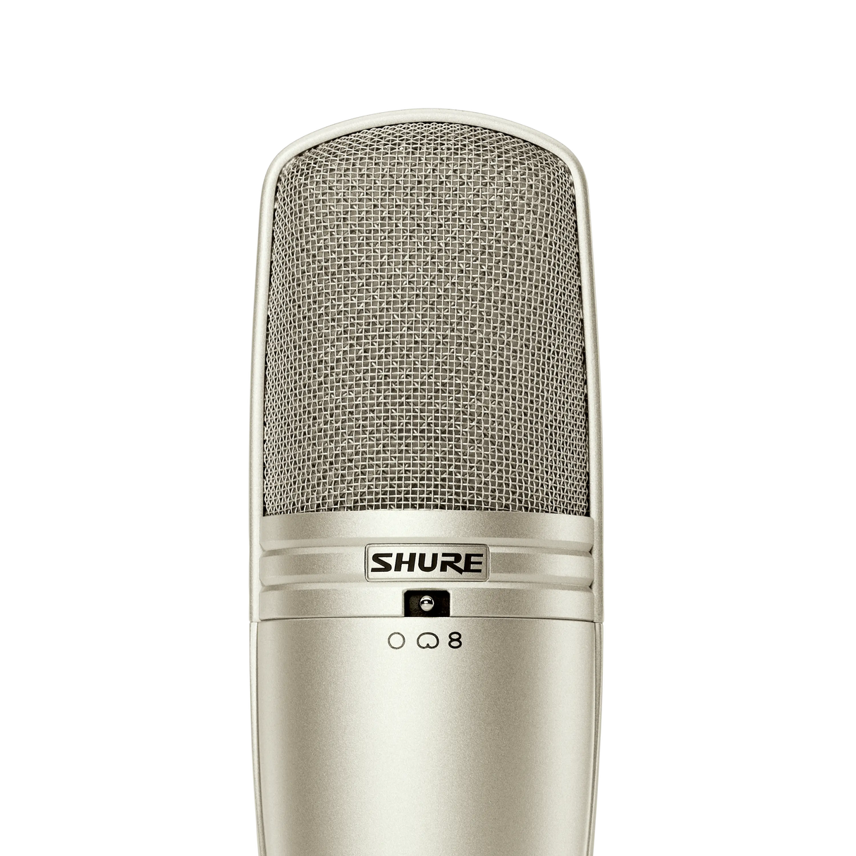 Shure KSM44A/SL Multi-Pattern, Large Diagphragm, Side-Address Condenser Studio Microphone (Cristal) Microphones Shure