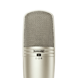 Shure KSM44A/SL Multi-Pattern, Large Diagphragm, Side-Address Condenser Studio Microphone (Cristal) Microphones Shure