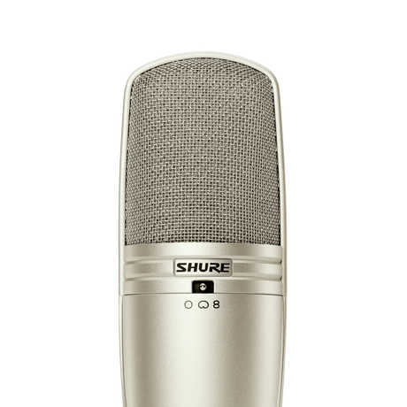 Shure KSM44A/SL Multi-Pattern, Large Diagphragm, Side-Address Condenser Studio Microphone (Cristal) Microphnes Shure