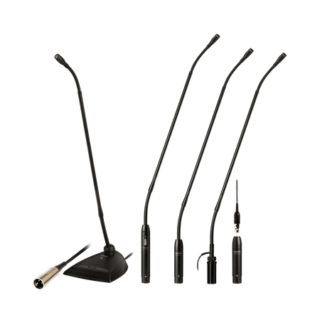 Shure MX418D/N Microflex 18" Gooseneck Microphone with Desktop Base Cardioid Microphnes Shure