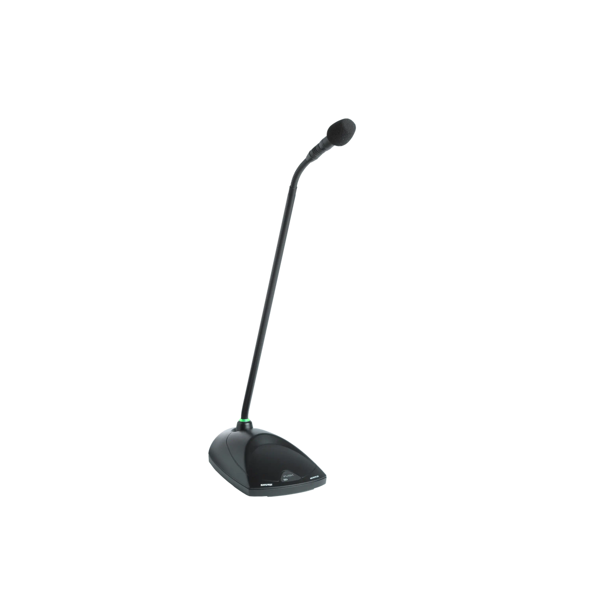 Shure MX415RLPDF/N Microflex 15" Gooseneck Microphone Cardioid Low Profile with Light Ring Dualflex Microphones Shure