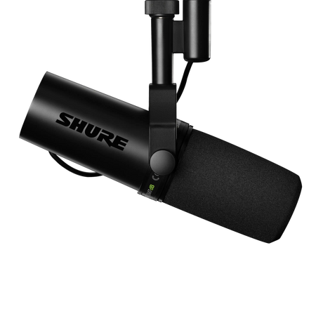 Shure C25J 25' Hi-Flex Cable®, Chrome XLR Connectors Microphones Shure