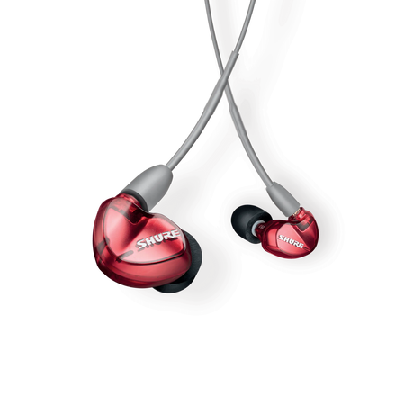 Shure SE535 LTD – Triple Driver Sound Isolating Earphones (Special Edition Red) Headphones Shure