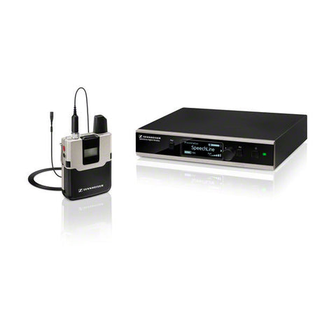 Sennheiser SL Lavalier Set DW-4-US R - Wireless Lavalier System - 505903 Microphones Sennheiser
