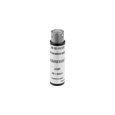 Shure A15RF RF Filter, XLR In/Out, Passes Phantom Power Microphones Shure