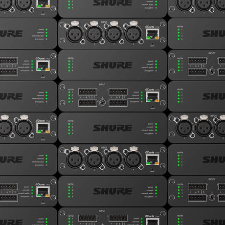 Shure ANI4IN-XLR Audio Network Interface (XLR Connectors) Microphnes Shure