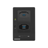Shure MXWAPT4 4-Channel Access Point Transceiver - MXWAPT4=-Z10 Microphones Shure