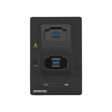 Shure MXWAPT4 4-Channel Access Point Transceiver - MXWAPT4=-Z10 Microphones Shure