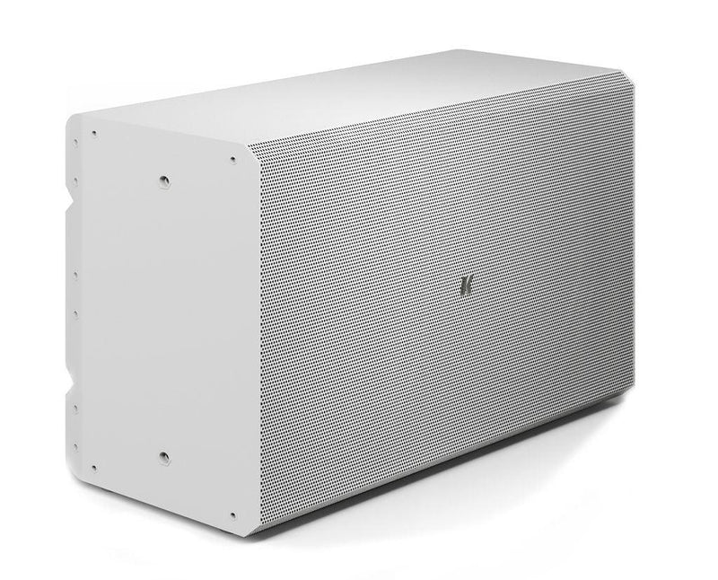 K-Array Rumble KU212W Ultra-slim, 4/16Ω stainless steel passive subwoofer with 2x12" cones (White)