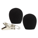 Shure RK318WS – Windscreens and Clothing Clip for WH10 and WH20 Headsets (2-Pack) Microphones Shure