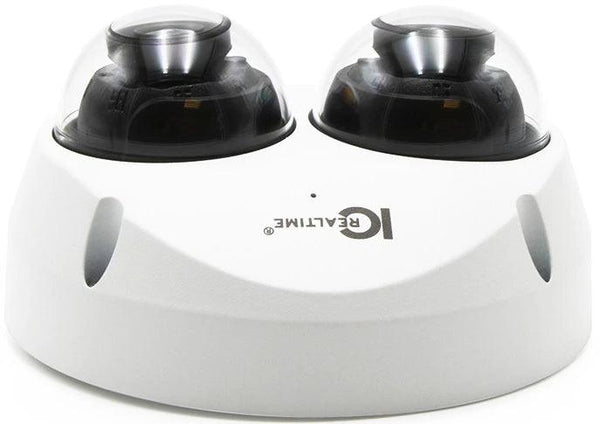 IC Realtime IPEL-DL80F-IRW1 Elite Series White 4MP Dual Lens Wedge Dome Camera