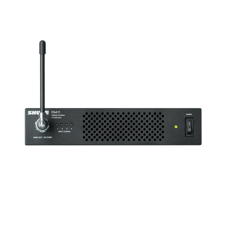 Shure PA411 Four Port Antenna Combiner Microphnes Shure