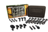Shure PGADRUMKIT7 – 7-Piece Professional Drum Microphone Kit Microphones Shure