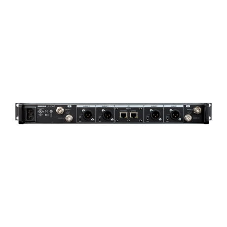 Shure ULXD4Q Quad-Channel Digital Wireless Mic Receiver - ULXD4Q=-H50 Microphones Shure