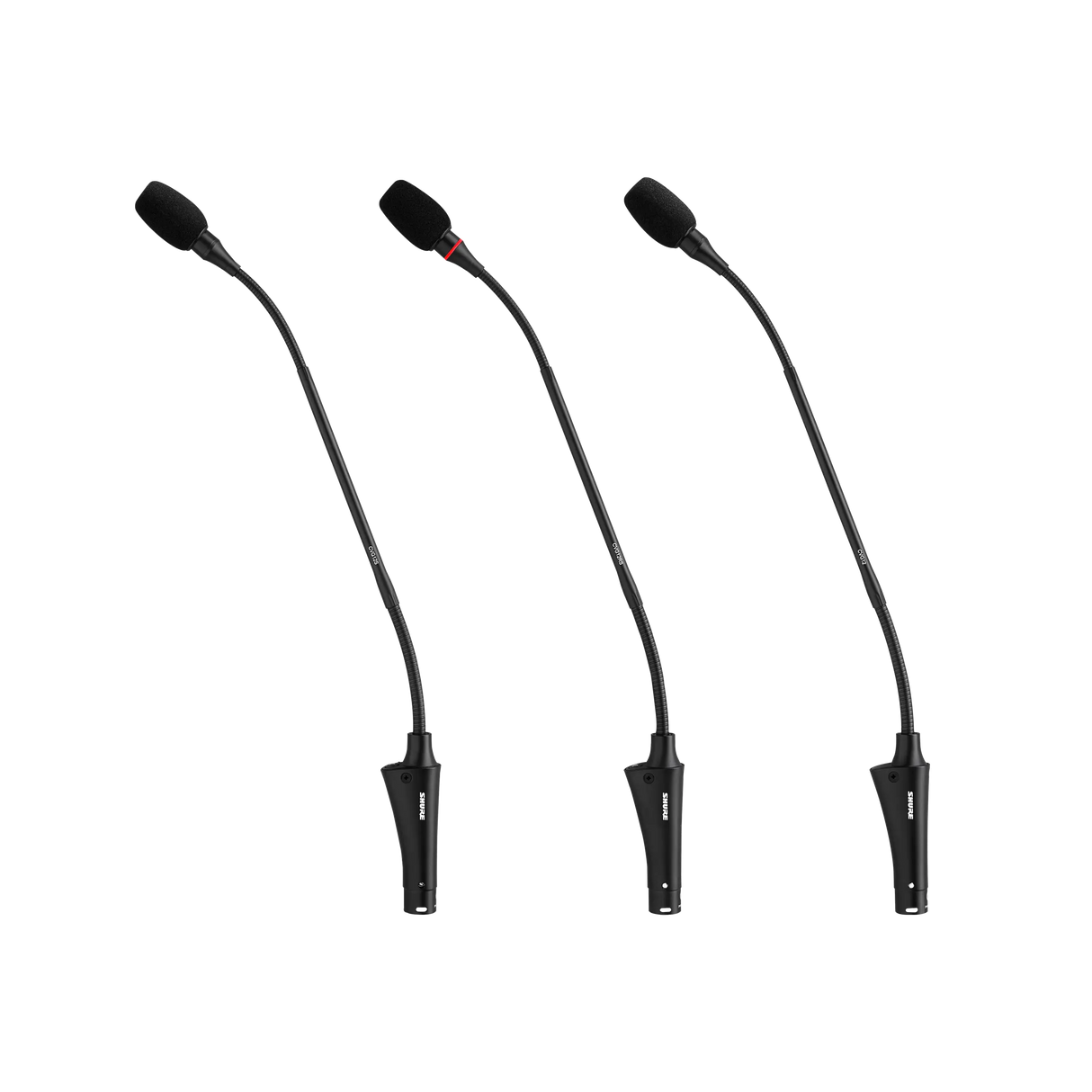 Shure CVG12-B/C Centraverse Cardioid Gooseneck Microphone for Installations (12") Microphones Shure
