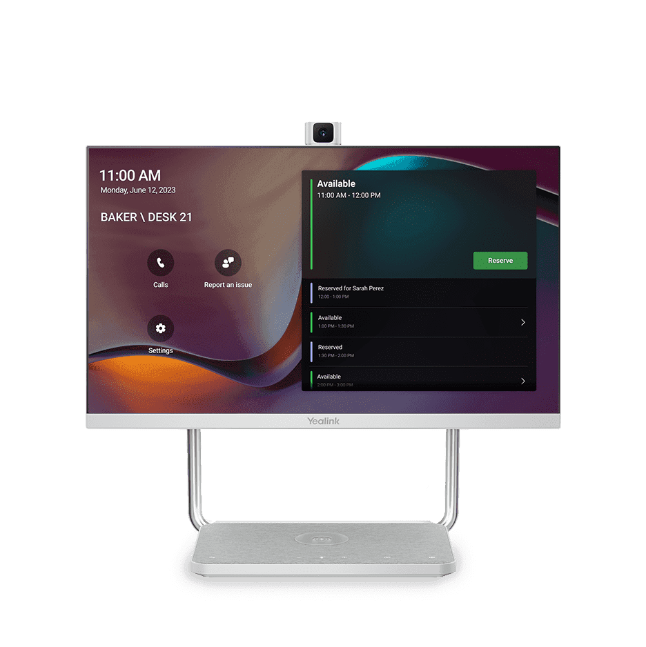 Yealink A24 DeskVision Collaboration Display for personal and phone rooms (Microsoft Teams Rooms)