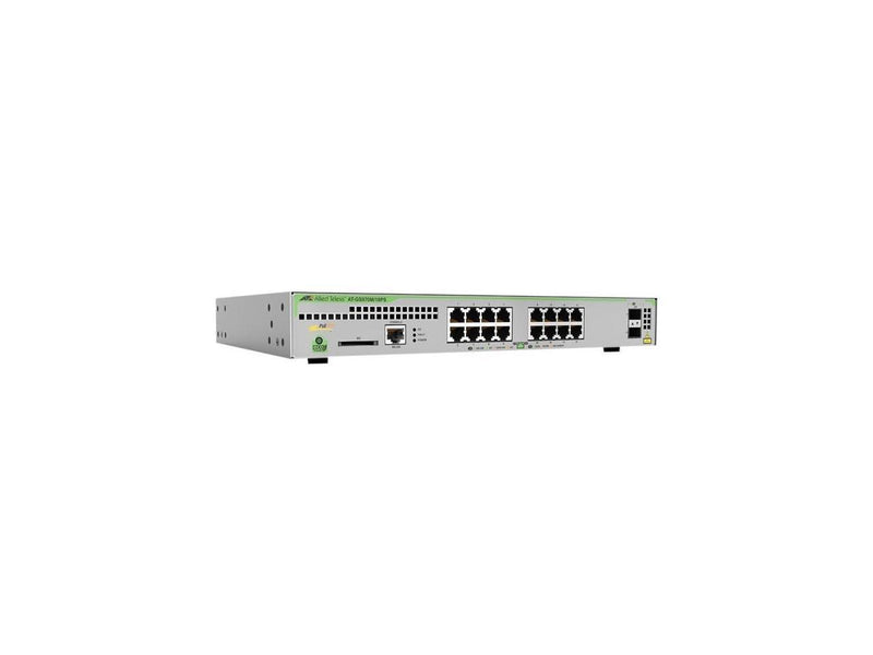 Allied Telesis AT-GS970M/18PS-R-10 L2+ MANAGED 16X10/100/1000MBPS 4XSFP UPLINK SLOTS 1 FIXED AC PS US