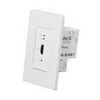 AVPro Edge AC-CXWP-150-BKT – 150M HDMI Wall Plate Kit (White) Video Transmitters AVPro Edge